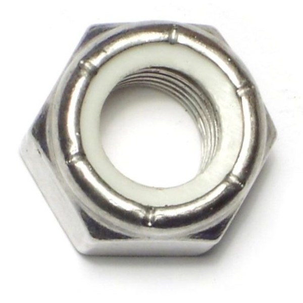 Midwest Fastener Nylon Insert Lock Nut, 5/8"-11, 18-8 Stainless Steel, Not Graded, 5 PK 78991